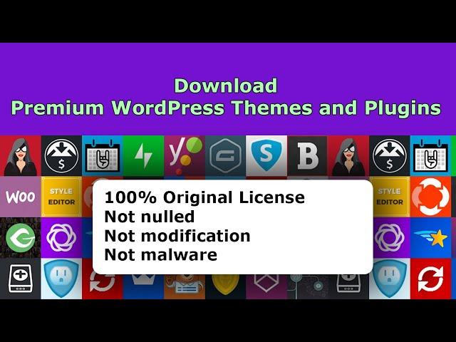 Download Premium WordPress Themes and Plugins Original License