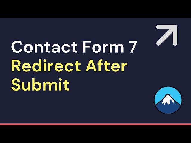 Contact Form 7 Redirect After Submit | Redirection for Contact Form 7 | CF7 Tutorial Part: 2