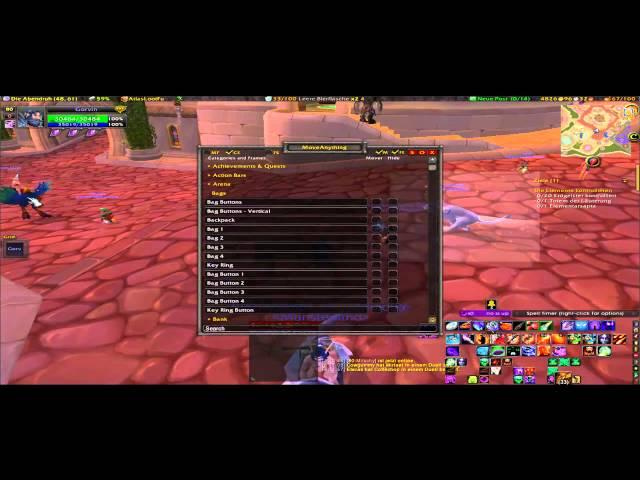 WoW Addon: Moveanything
