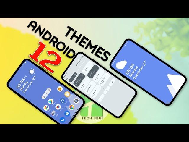 Android 12  Customisation For Xiaomi/Redmi/Poco Devices | MIUI Themes Only | Techmiui