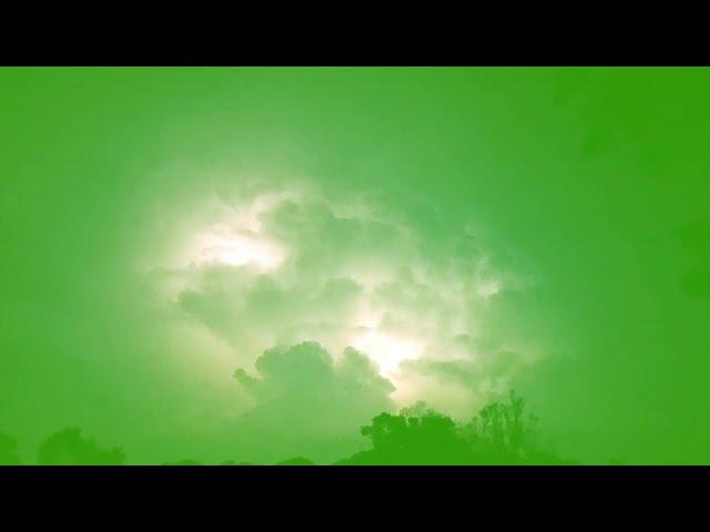 Lightning Thunder Effects | Thunder storm lightning with clouds green screen #Cloud #Thunder #storm