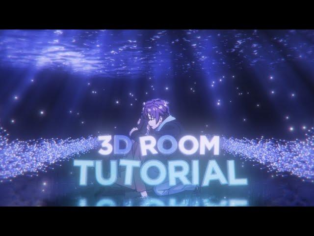 3D ROOM TUTORIAL *like @Wyrux * | After Effects AMV Tutorial (FREE PROJECT FILE)