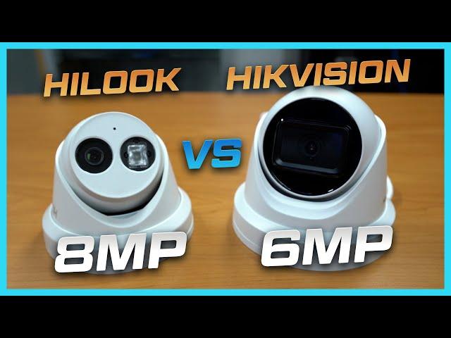 Hikvision 6MP vs Hilook 8MP | DS-2CD2365G1-I vs IPC-T280H