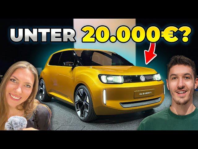 VOLKSWAGEN für 20.000€?!  ID. EVERY1 concept Weltpremiere