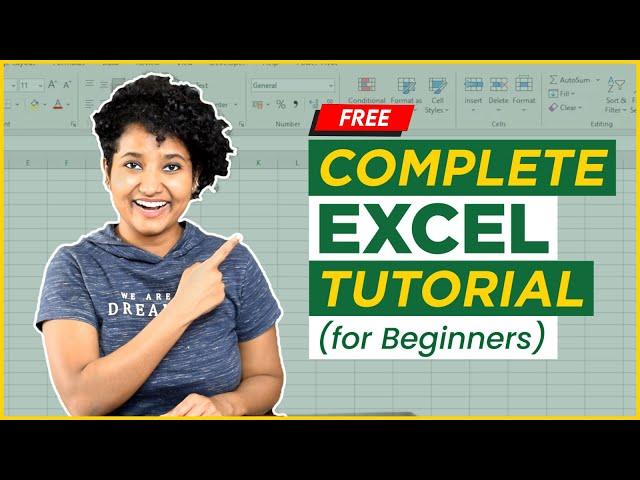 Complete MS Excel Tutorial for Beginners | Part 2 of 3 | (with Download link)