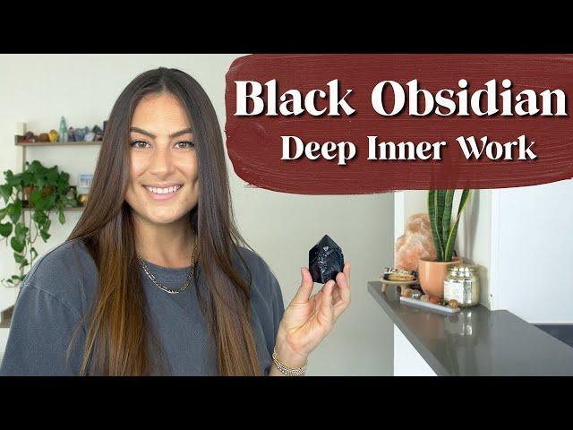 Obsidian Crystal Meaning • Dive into Shadow Work