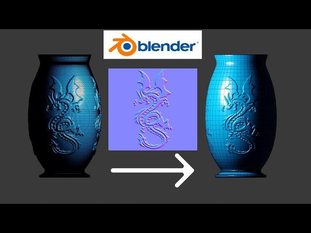 Baking Normal Map From Multires Modifier | Blender 3.3 Tutorial