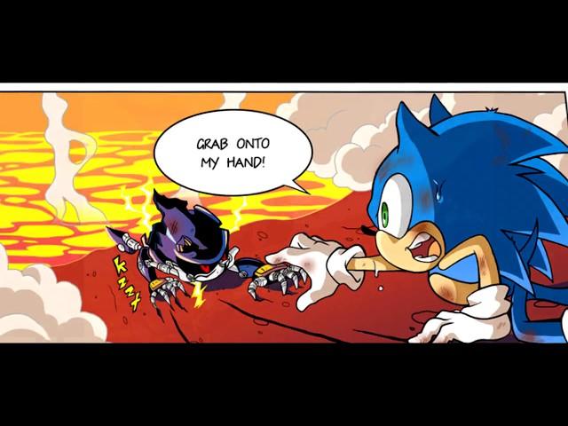 metal sonic's sacrifice  [ SONIC COMIC DUB] COMIC BY  FinikArt