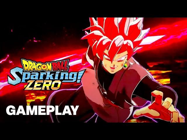 Dragon Ball Sparking! ZERO Goku Black Rose vs Goku Ultra Instinct Gameplay | Bandai Summer Showcase