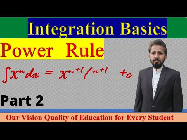 Integration Basics || Power Rule (Case-2) || Engr Imran