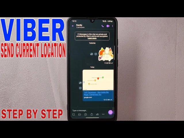   How To Send Your Current Location On Viber 