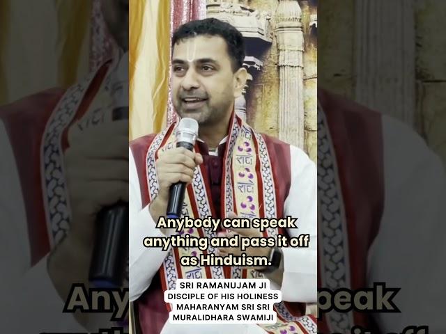 When someone speaks about Hinduism, ASK: What is your pramANA (proof)? | New Series | Ramanujamji