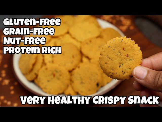 The BEST Gluten-Free High Protein Crunchy Crackers | Healthiest Party Snacks  Recipe