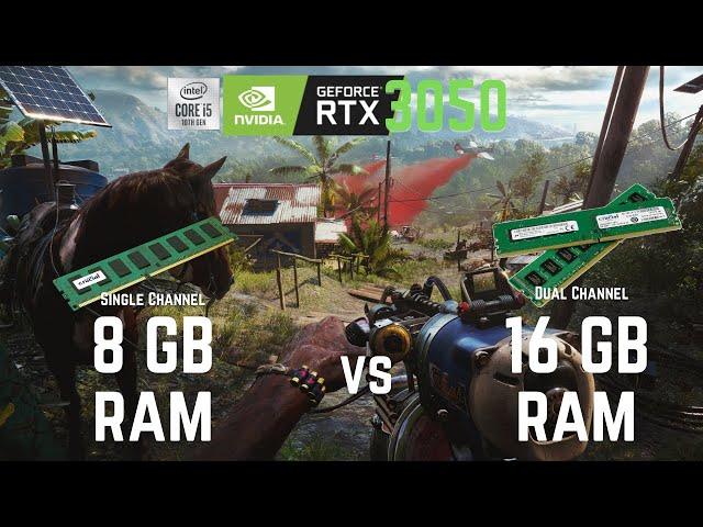 8 GB RAM vs 16 GB Dual Channel RAM | RTX 3050 + i5 10500h