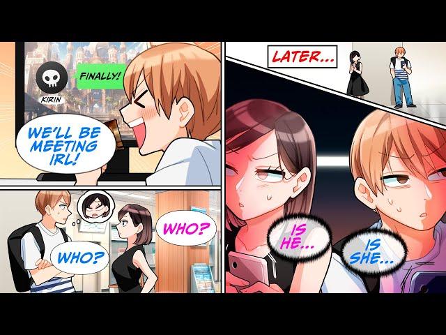 ［Manga dub］The result of inviting my online gaming friend on a trip［RomCom］