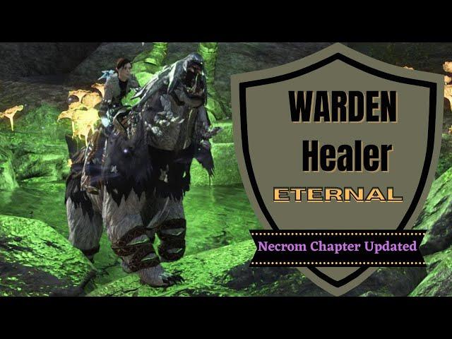 ESO PvP / 1 Bar Warden Healer Eternal : Updated for Necrom chapter