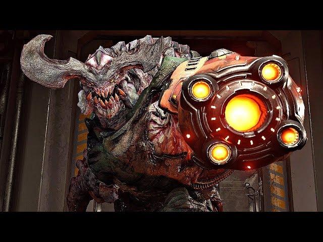 DOOM - Doomguy vs The Cyberdemon (4K 60FPS)