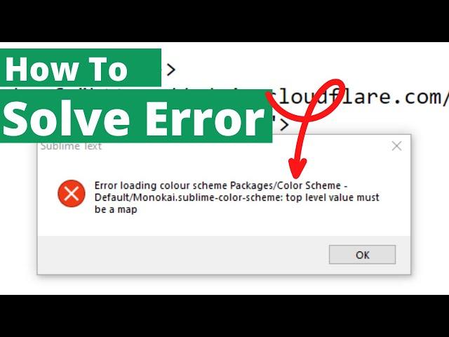 How to Fix | Error Sublime Text Themes and Color Schemes | Default/Monokai Sublime | WebMinaPro