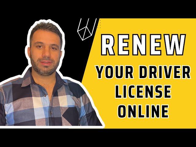 How to Renew Your Driver License Online || IN 5 MINUTES