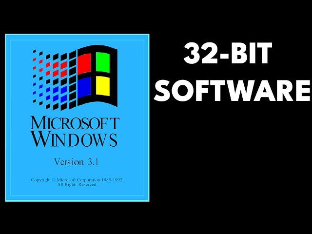 Run 32-Bit Apps on Windows 3.1 (It's Possible!)