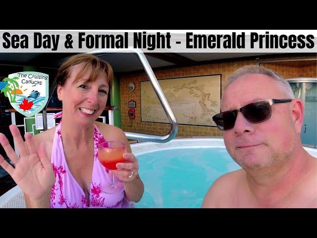 A Sea Day & First Time Caviar Eating - Day 4 Vlog Emerald Princess