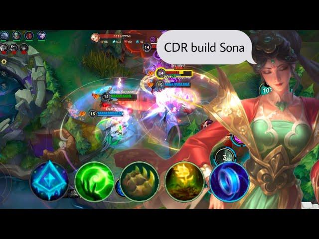 CDR Build Sona Support / Sona Gameplay S12