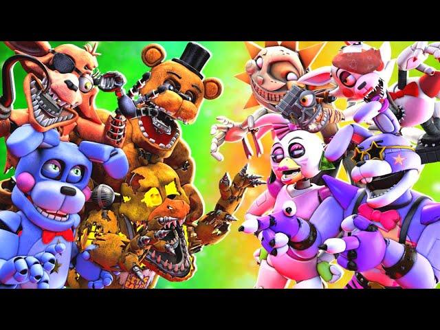 [SFM FNaF] Top 5 CRAZY Security Breach vs FIGHT Animations