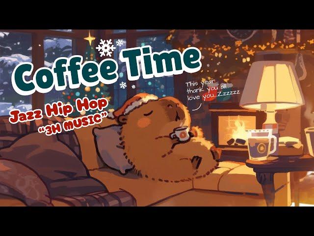 “Merry Merry Merry...”Capybara Coffee Time ️ Christmas Lo-fi Jazz HipHop / Study to Relax to...