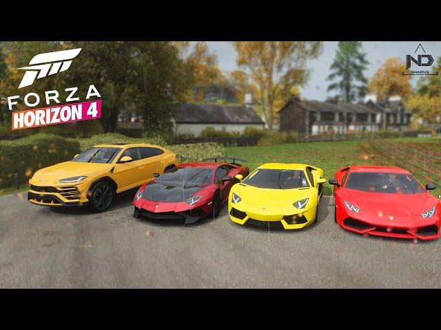 Forza Horizon 4 #49 - Trải Nghiệm Lamborghini Urus Và Đoàn Siêu Xe Lamborghini