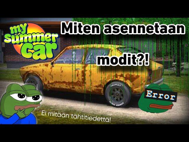 Kuinka asentaa Summercariin modit? || Tutoriaali