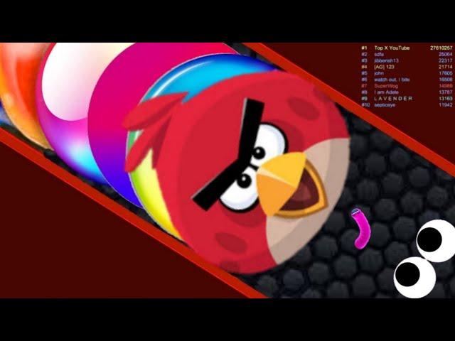 Slither.io - Angry Bird SKIN GAMEPLAY | All SKIN RELEASE -WORLD RECORD Unlimited Length |Code Update