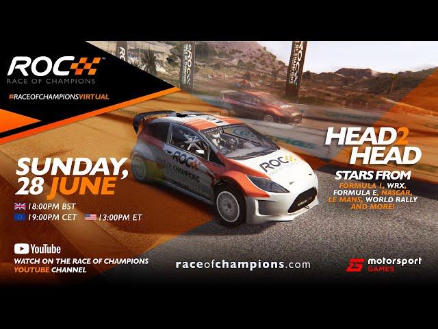 Get ready to watch the Virtual Race Of Champions on Sunday 28 June