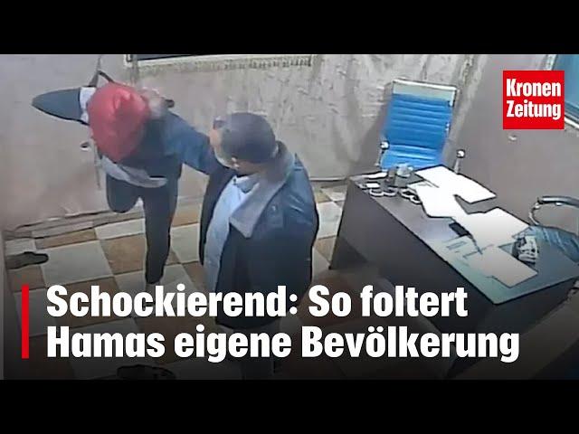 Schockierend: So foltert Hamas eigene Bevölkerung | krone.tv NEWS