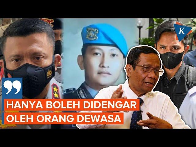 Mahfud Sebut Motif Pembunuhan Brigadir J Sensitif