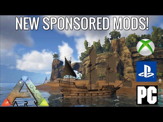 ARK: NEW MODS! - ADVANCED RAFTS! - NEW MAP - AUCTION HOUSE! - (SPONSORED MODS!)