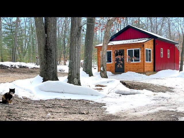 Off-Grid Cabin with Secret root cellar, hidden pantry, & solid security. GREAT IDEAS!