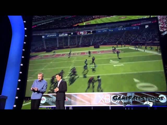 Madden 13 - Voice Control Gameplay Demo wJoe Namath E3 2012