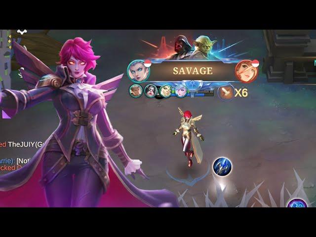 EUDORA MVP 12 KILL 5 ASSIST + SAVAGE! | SURVIVAL MODE | MOBILE LEGENDS