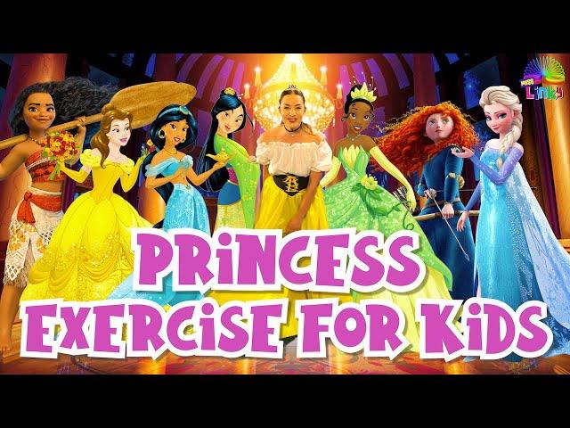 Princess Exercise for Kids  | Learn About Greetings From Different Countries | Indoor Workout