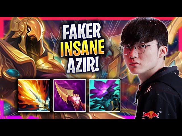 FAKER IS INSANE WITH AZIR! - T1 Faker Plays Azir MID vs Leblanc! | Season 2024