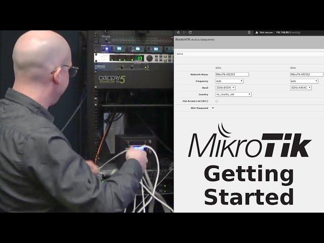 (2) Initial Setup of a MikroTik Router