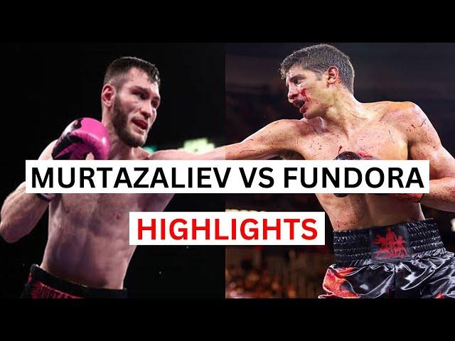 Bakhram Murtazaliev vs Sebastian Fundora Highlights & Knockouts