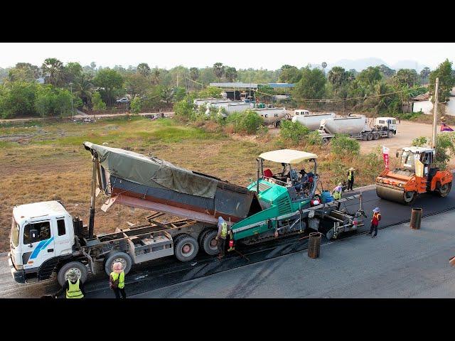 Greatest Technology for Asphalt Paving on Construction Sites -Awesome Current Road Building Machines