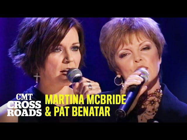 Martina McBride & Pat Benatar Perform "In My Daughter's Eyes" | CMT Crossroads