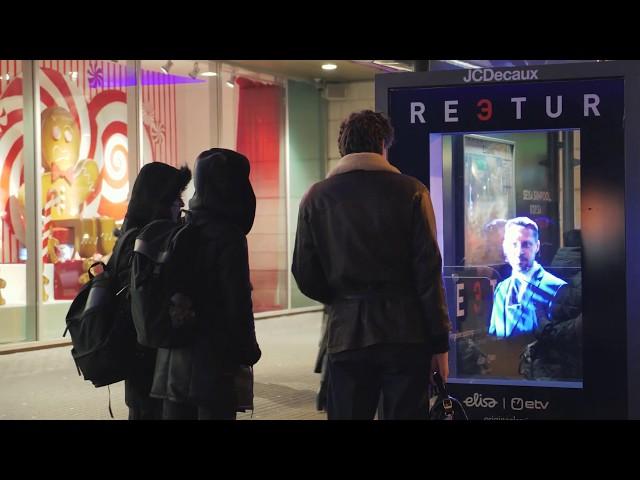 Estonia's first ever holographic campaign to promote new TV series | JCDecaux Estonia