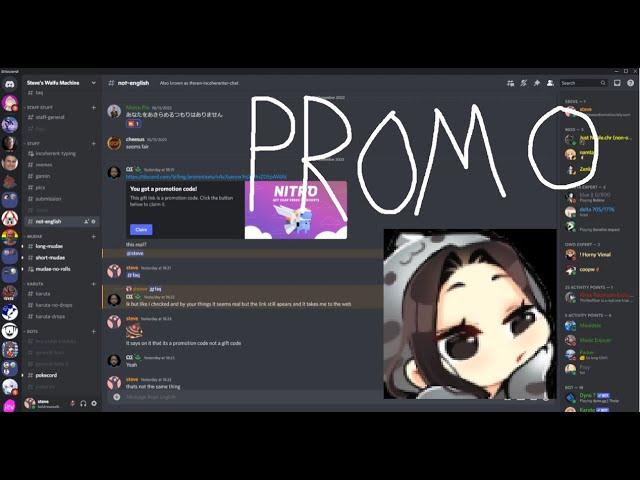 Discord Nitro Gifts and Promotion Codes, Whats the Difference?