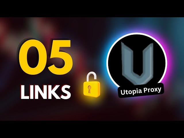 5 New Utopia Proxy Links | Unblocked Websites for School 2024 | Utopia links