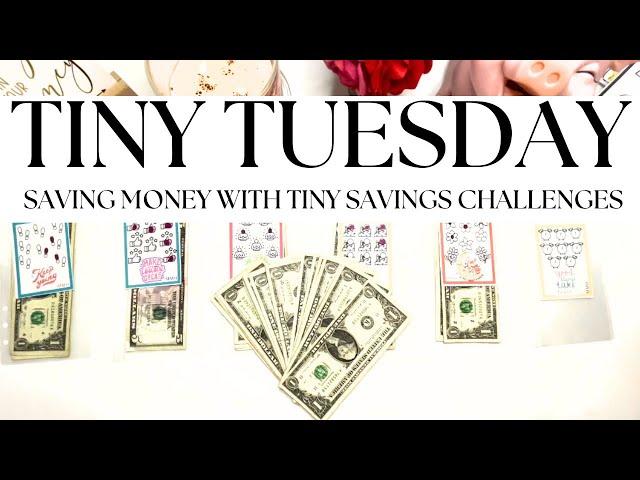 TINY TUESDAY | LOW INCOME SAVINGS CHALLENGES | SAVING MONEY WITH TINY CHALLENGES #savingschallenges