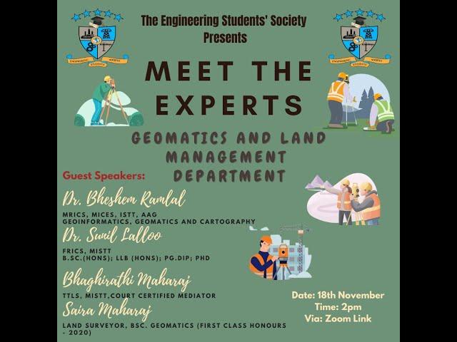 ESS Meet the Experts Geomatics and Land Management