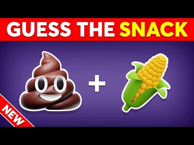 Guess the WORD by Emojis - Snack & Candy Edition